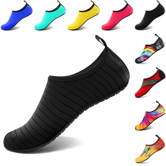 VIFUUR Water Sports Shoes Barefoot Quick-Dry Aqua Yoga Socks Slip-on for Men Women