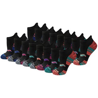 Saucony Women's Performance Heel Tab Athletic Socks (8 & 16 Pairs)